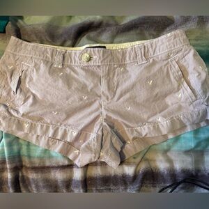 Women's AE maroon & white Shorts Size 8 new w/o tags